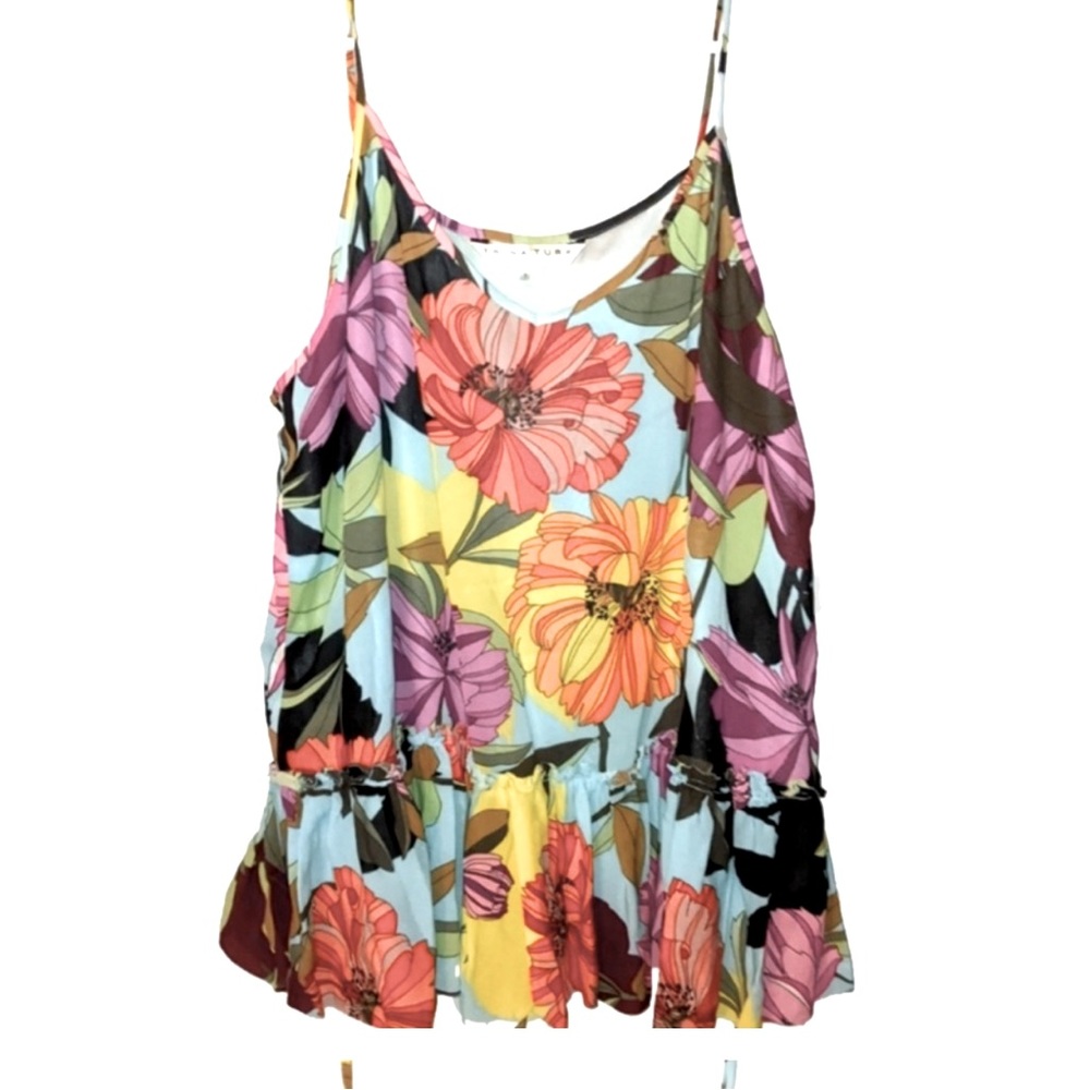 Trina Turk Hadley floral  tank, size small, NWT
